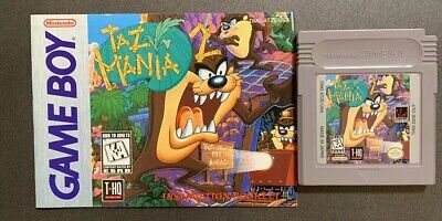 Taz Mania 2 Nintendo Game  Boy 1994 Game  MANUAL Tested 