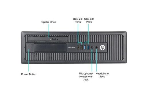 hp Elite i5 Quad Core Windows 7 or 10 500GB up to 16GB WiFi ready PC Desktop - Picture 4 of 9