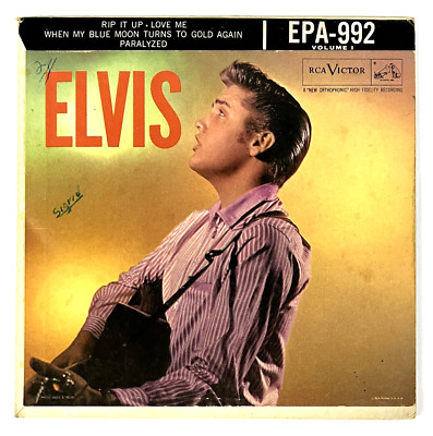 Elvis Presley ~ Rip It UP ~ Orig. 45 EPA-992 Vol. 1 w/Picture Sleeve VG