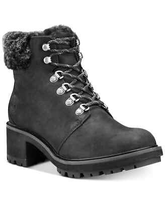 NIB-TIMBERLAND WOMEN'S KINSLEY HIKER LEATHER BOOTS~BLACK OR WHEAT SIZE 8M & 8.5M