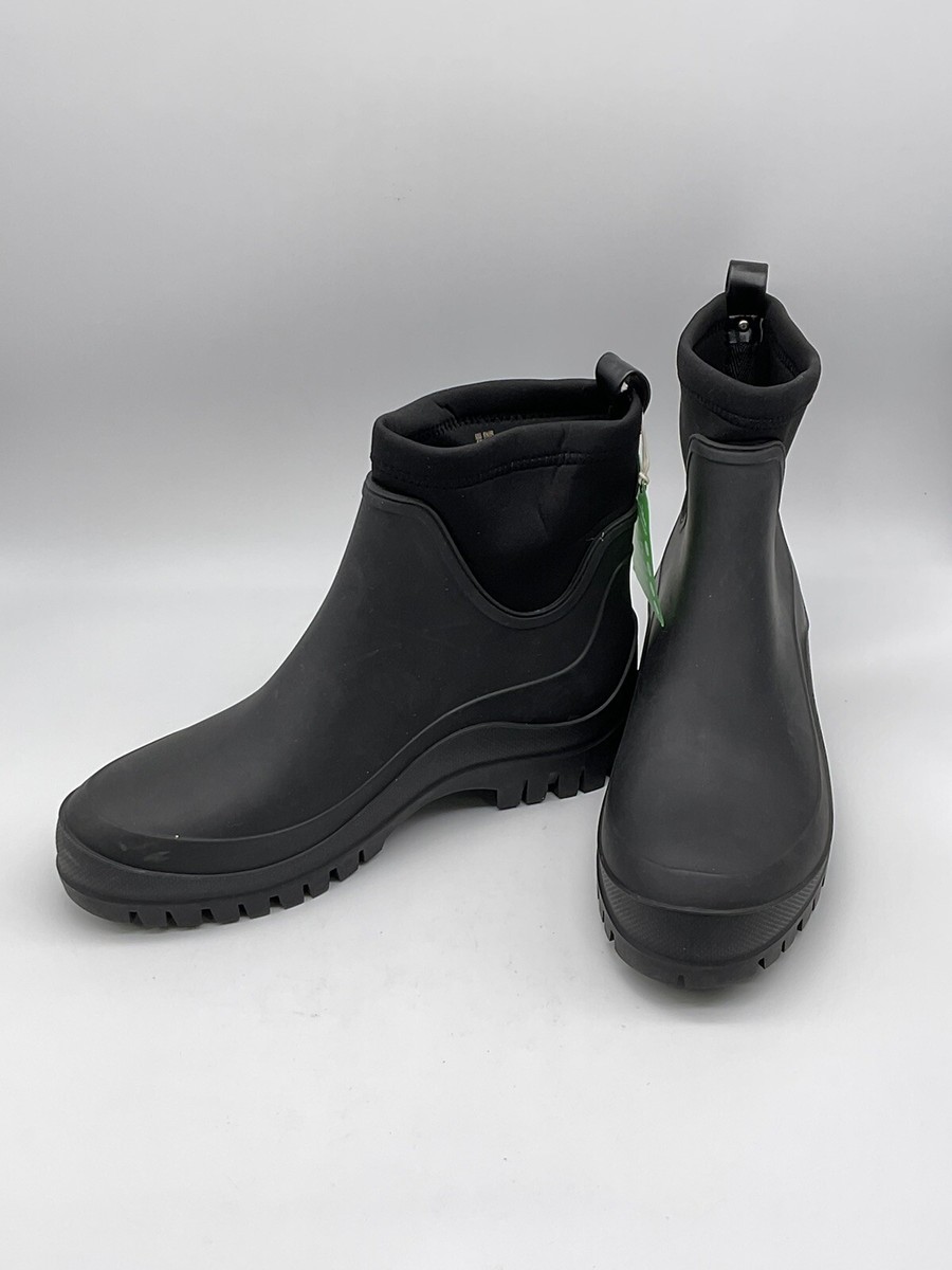 防水・レインshoes♪ ☆Sam Edelman☆ LULIA LUG SOLE BOOT Sam Edelman Louisa Rain Booties Womens Size 12M NWOB Black