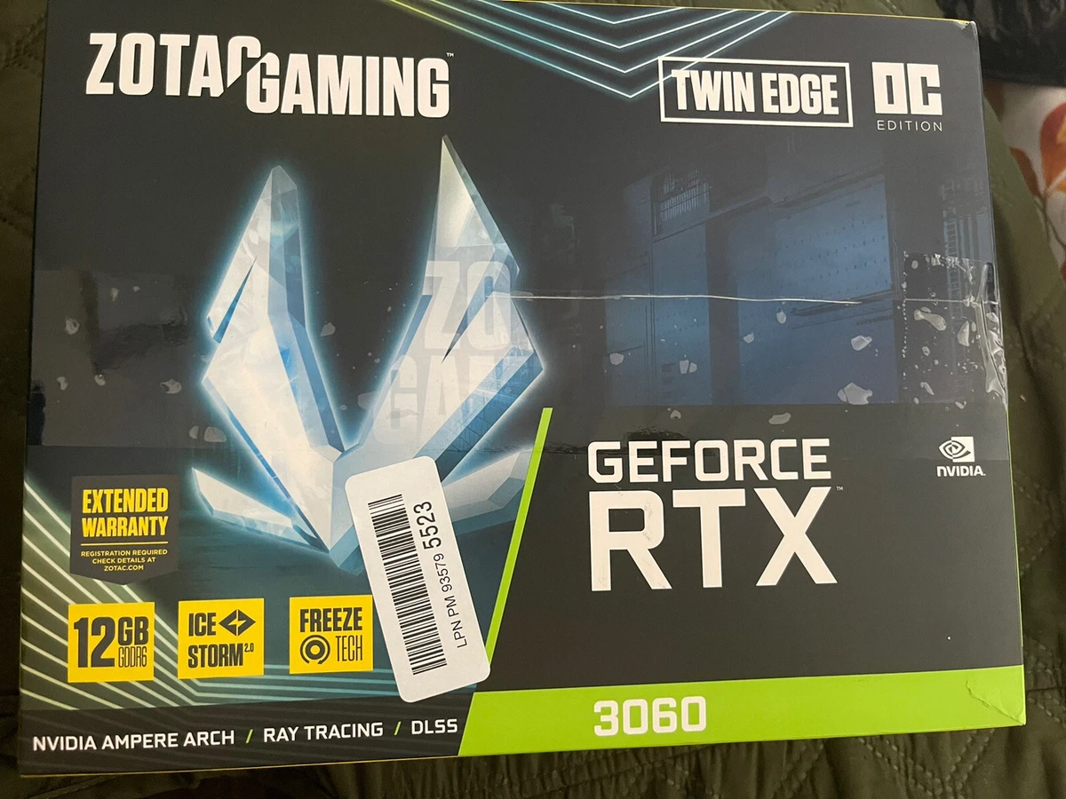 NVIDA ZOTAC GEFORCERTX3060（12GB） Amazon.com: ZOTAC Gaming GeForce RTX 3060 Twin Edge OC 12GB GDDR6