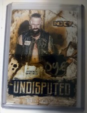 WWE Eric Young 2018 Topps Undisputed Gold Shirt Relic Card SN 5 of 10