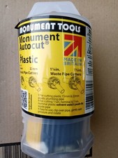 Monument Tools 4 Piece Pipe Cuter Kit Autocut For Plastic 15mm 22mm 1.1/4 1.1/2