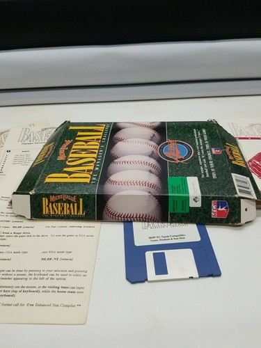 Micro League Baseball: The Manager's Challenge Vintage 3.5" & 5.25"Floppy disk - Picture 9 of 9
