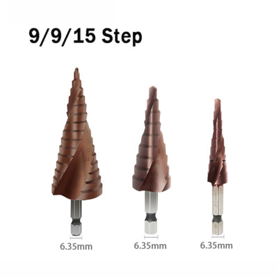 HSS M35 Step Cone Drill Bit Cobalt Coated Metal Hole Cutter 4-12mm 4-20mm 4-32mm