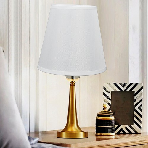 (PT06 Beige)2PCS Fabric Lampshade European Style Clip On Lamp Shade For E14 US - Picture 14 of 24