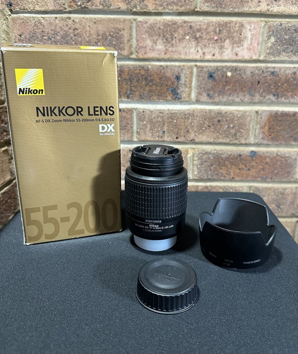 Nikon Nikkor AF-5 DX Zoom Nikkor 55-200mm F/4-5.6G ED Lens | eBay