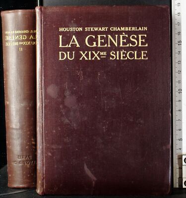 DIE GENESE DES 19. JAHRHUNDERTS. BAND II. CHAMBERLAIN. PAYOT BUCHHANDLUNG.