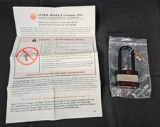 ORIGINAL RUGER Firearm Gun Lock Padlock With 2 Keys 