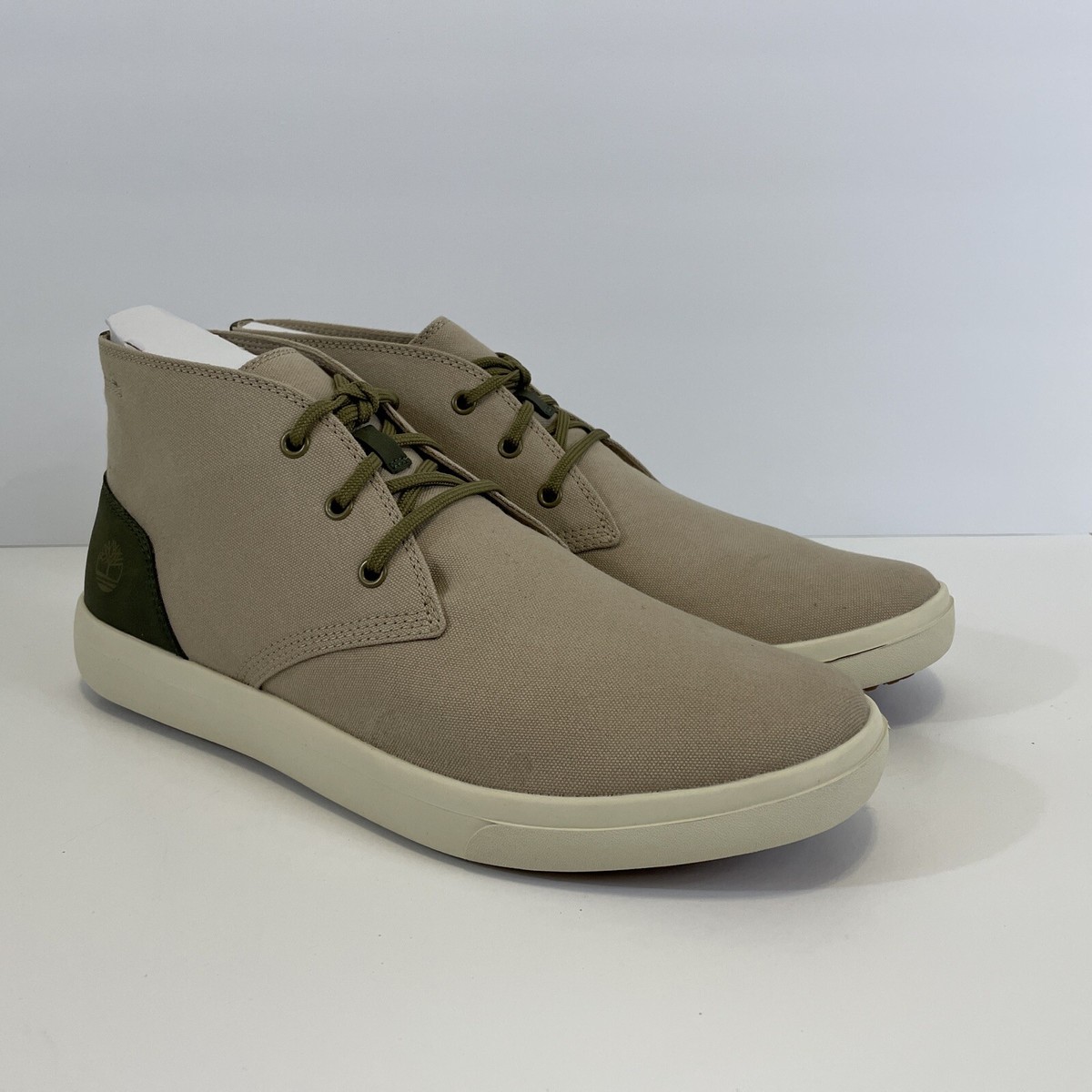Timberland Ashwood Park EK+ Chukka Light Beige Canvas Size  display picture 2