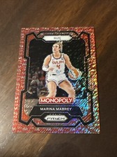2024 Prizm WNBA Monopoly #29 Red Millionaire Shimmer Marina Mabrey #’d/100