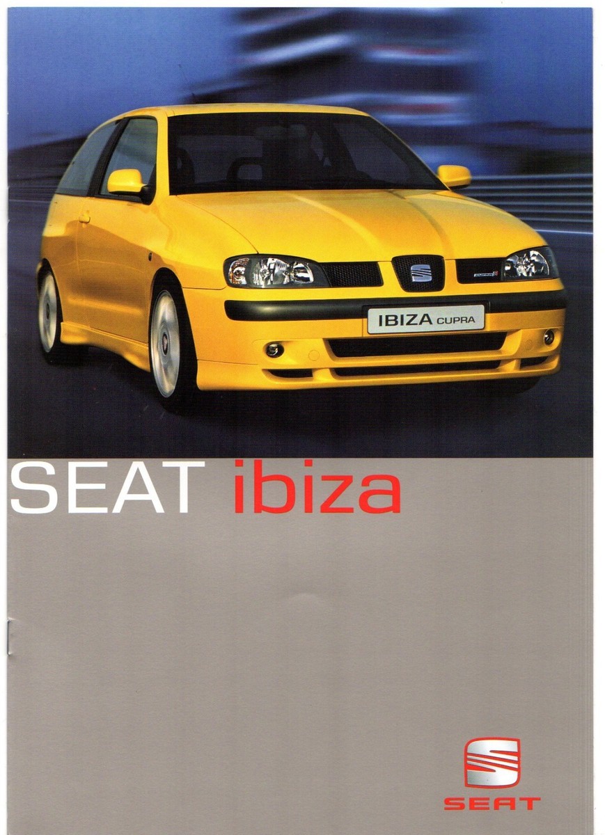 Seat Ibiza 2000-01 UK Market Sales Brochure .Cool S Sport Cupra | eBay