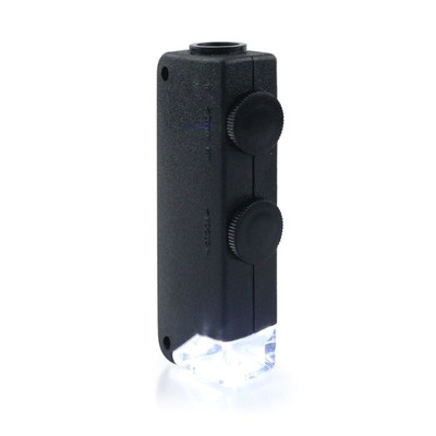 Handheld Microscope Lab LED Light 60X-100X Home School Science Microscope