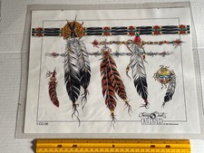 Vintage Art Tattoo Flash Sheet Cherry Creek Rand Johnson /T614