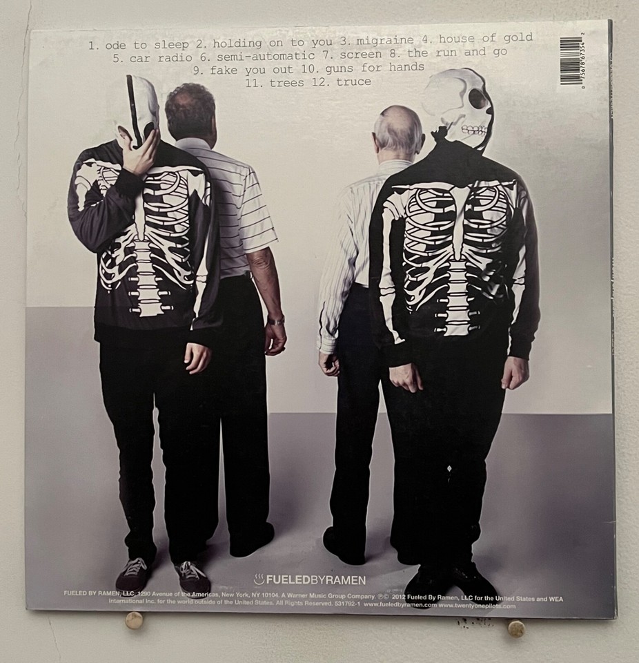 TWENTY ONE PILOTSVESSEL FUELED BY RAMEN CLEAR WAX OG 2014 STEREO