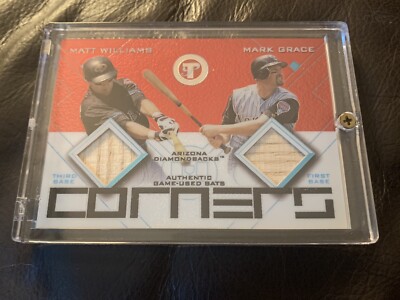 Arizona Diamondbacks 03 Topps Corners Dual G/U Bat Card-Williams/Grace