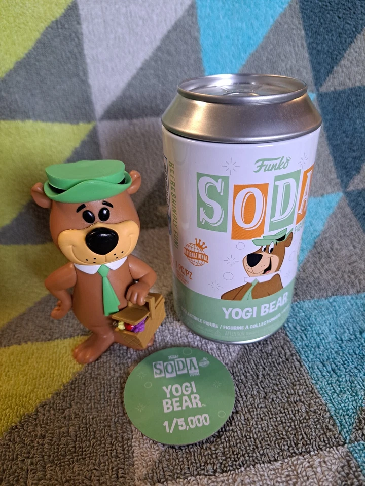 Figura Yogi Bear Funko Soda - Edición Limitada 6000 Piezas - Abovedada Foto 2 de 4
