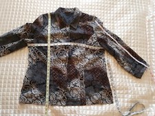 Elvi Brown Button Corduroy Stunning Jacket (size 22)