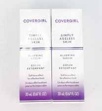 Covergirl Simply Ageless Skin Blurring Serum 0.67oz Lot of 2
