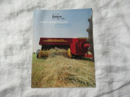 Sperry New Holland 311 316 326 baler brochure - Picture 1 of 9