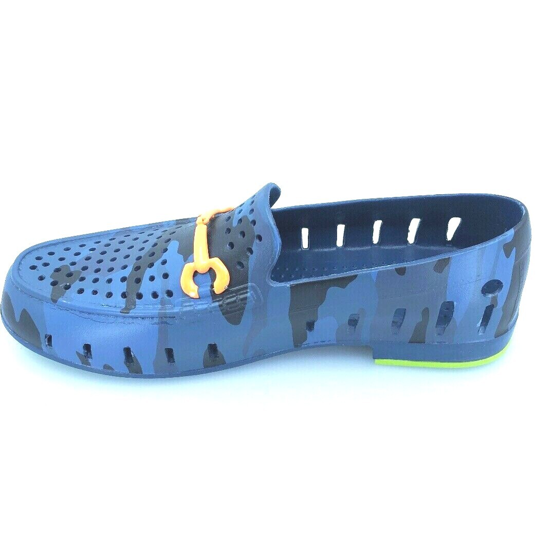 NWT Floafers Loafers Chairman Bit Men 8 Blue Rubber Camo Slip On Streetwear Amazon.com | Floafers Chairman Bit Men main image 2