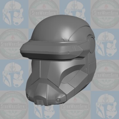 Republic Commando helmet v1 custom head for 1:6 1:10 1:12 1:18 Star Wars figures
