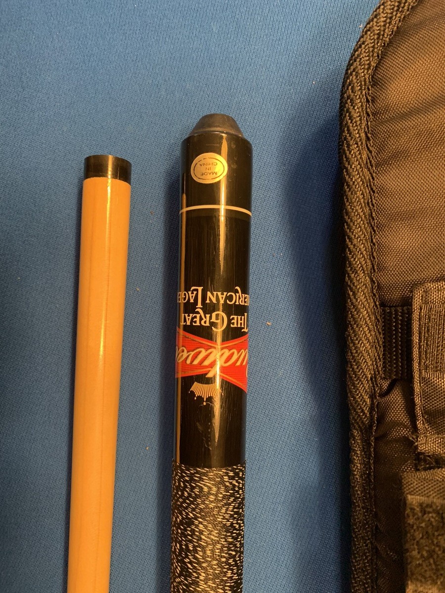 Vintage Budweiser Red Pool Cue, As Is: Might Make A Cool
