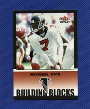 2002 Fleer Tiffany Building Blocks Michael Vick #137/225 Football Card! Falcons!