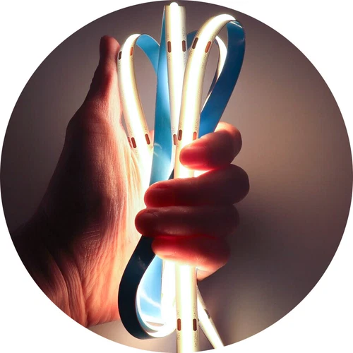 Tira LED 5m COB 320LEDs regulable tira LED COB regulable WW/NW/CW 12V banda de luz - Imagen 15 de 18