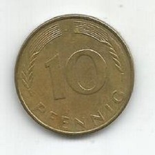 GERMANY 10 PFENNIG 1981 (J)