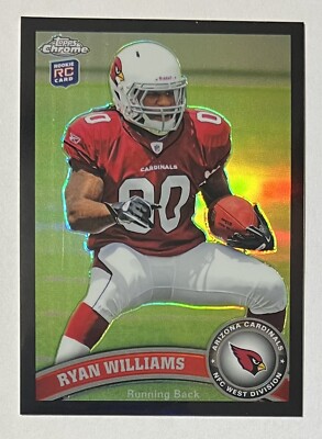 Ryan Williams 2011 Topps Chrome BLACK REFRACTOR RC Rookie Card #71  -  083/299