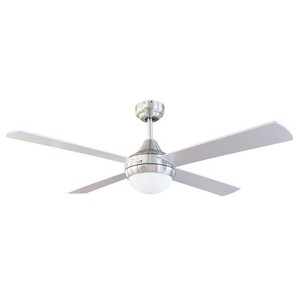Details About Brilliant Lighting Tempest 48 Ceiling Fan 4 Blade Brushed Chrome 100012 13 New