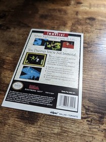 Authentic Vidpro Card The Immortal Kay Bee Toys R Us NES Nintendo Memorabilia