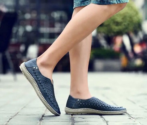 Men Round Toe Casual Summer Shoes Slip 