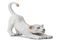 Collecta 88550 LöWenjunges Streckend Weiß 7 Cm Wildtiere