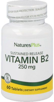 Natures Plus Vitamin B2 250 mg- 60 Tabletten (703,71 EUR/kg)