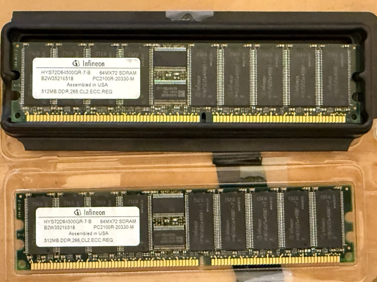 【希少】Infineon製 64MB SO-DIMM メモリモジュール Infineon DDR1 SDRAM Computer 1 GB Capacity per Module Memory (RAM
