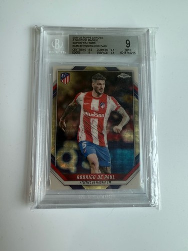 2021-22 Topps Chrome Rodrigo De Paul Superfractor 1/1 BGS 9