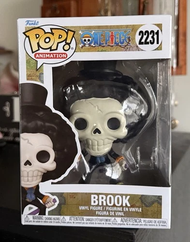 NEW! Funko Pop! Animation: BROOK #2231 One Piece Series w/Protector IN HAND