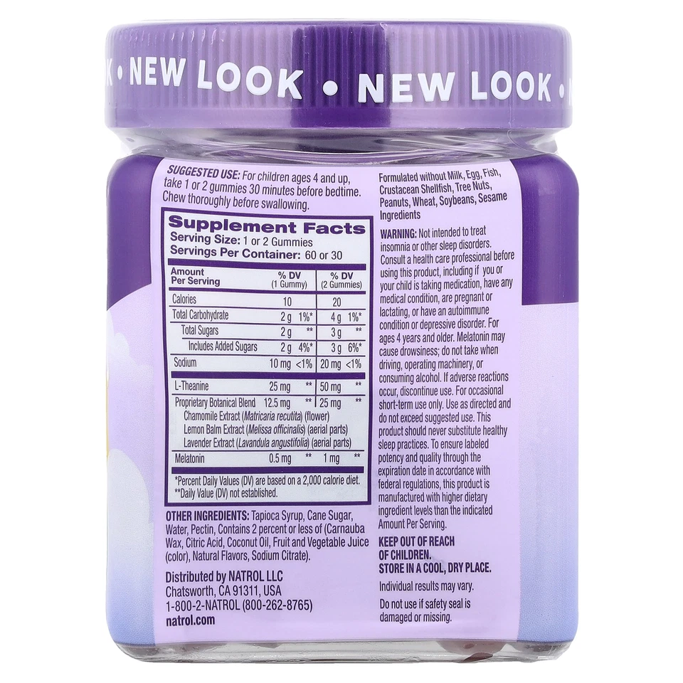 儿童,睡眠 +® 平静木乃伊,4 岁+,草莓,60 木乃伊 — 第 2/2 张图片