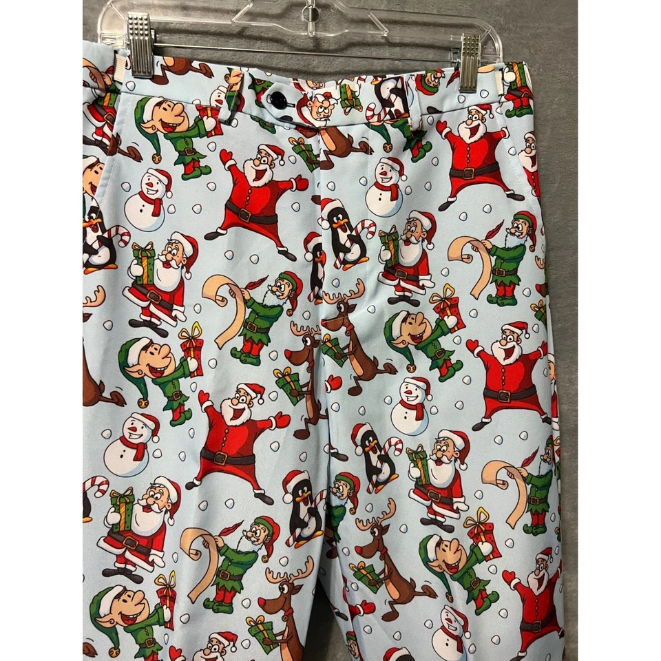 Traje de Navidad Para Hombre Novedad Festivo Vacaciones Santa Elfo Reno Regalo Diversión Foto 3 de 4