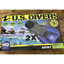 US Divers Adult Snorkel Swimming Fin Travel Series Unisex M 7-10 W 8-11 NEW