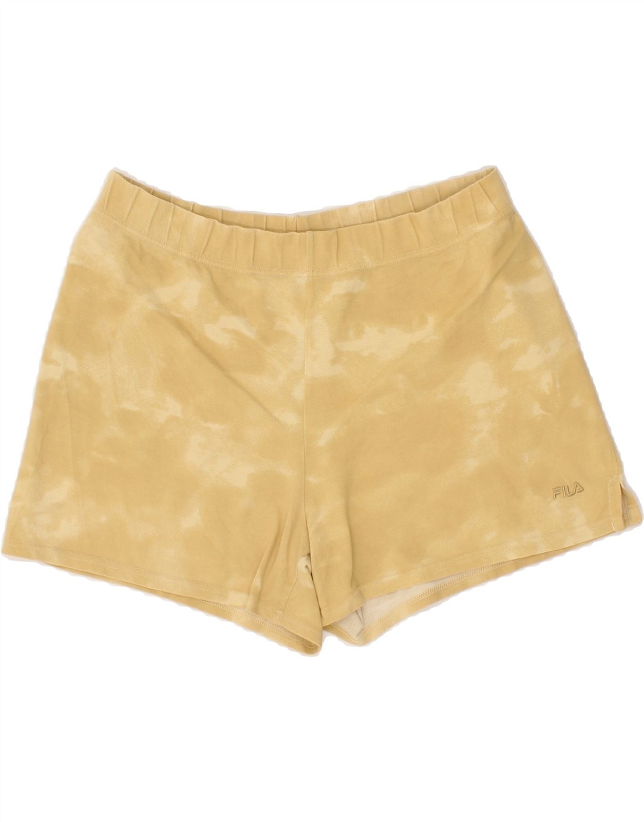 FILA pantaloncino sportivo donna UK14 grande giallo tinta unita BX96