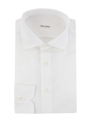 $750 Fiori Di Lusso White Super 180's Shirt - Full - (FL78262)