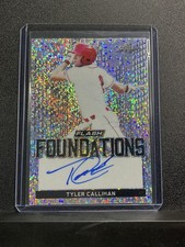 2019 Leaf Flash Tyler Callihan #FF2-TC1 Foundations Autographs Cincinnati Reds