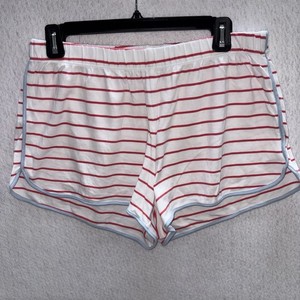 LAKE Pajama Shorts Size Large Pima Cotton Striped