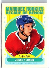 2021-22 O-Pee-Chee #646 Jesse Ylonen Marquee Rookies Retro Update