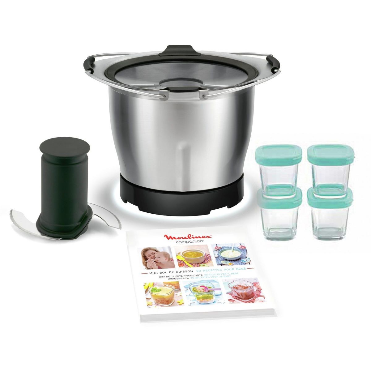 Mini cuve Moulinex XF387E10 pour ne plus gaspiller les petites portions