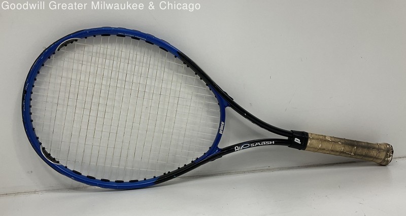 Prince Black Blue Air Smash TM25A-107 Tennis Racket Oversized 27 Inch